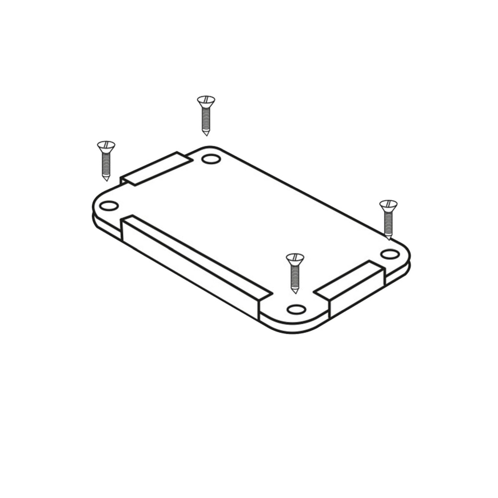 Hortus monteringsbeslag til dobbelt udtrækssejl