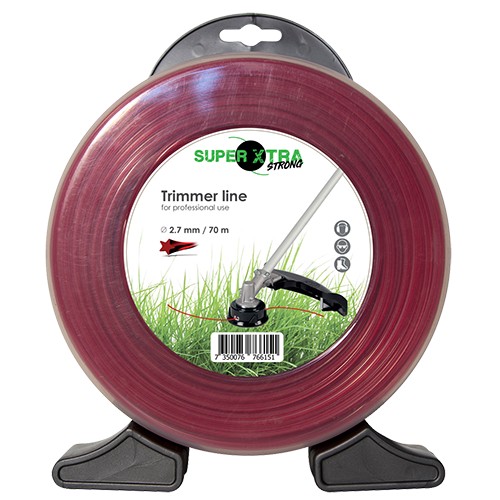 Trimmertråd 2,7 mm/stjerne/70 m