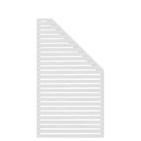 JABO Horizont højre hegn hvid 79 x 159/89 cm