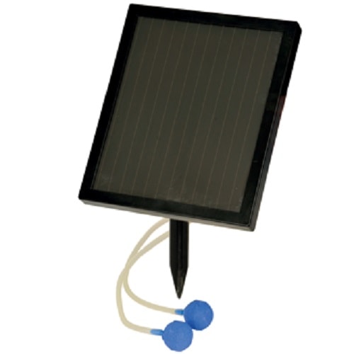 Hozelock solcelle luftpumpe 160 literkomplet med luftsten & slange