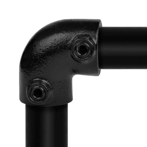 Clarrods Clamps CL125 bøjning 90 gr. sort Ø26,9 mm - Stilladser, Stiger & Stilladser
