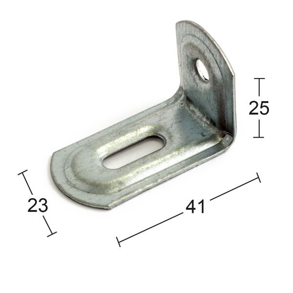 Habo møbelvinkel 25 x 41 mm elgalvaniseret 4 stk