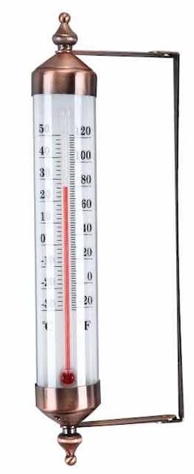 Det Gamle Apotek termometer glas/kobber