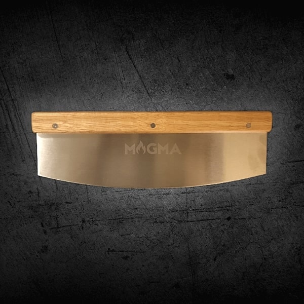 Magma pizzacutter i rustfri med træskaft