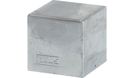 Plus CUBIC Stolpeafdækning i varmgalvaniseret101 x 101 mm 17927-1