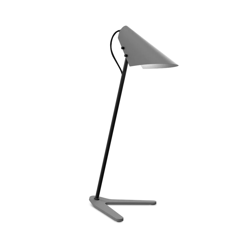 Belid Vincent bordlampe i mat grå/sort E27