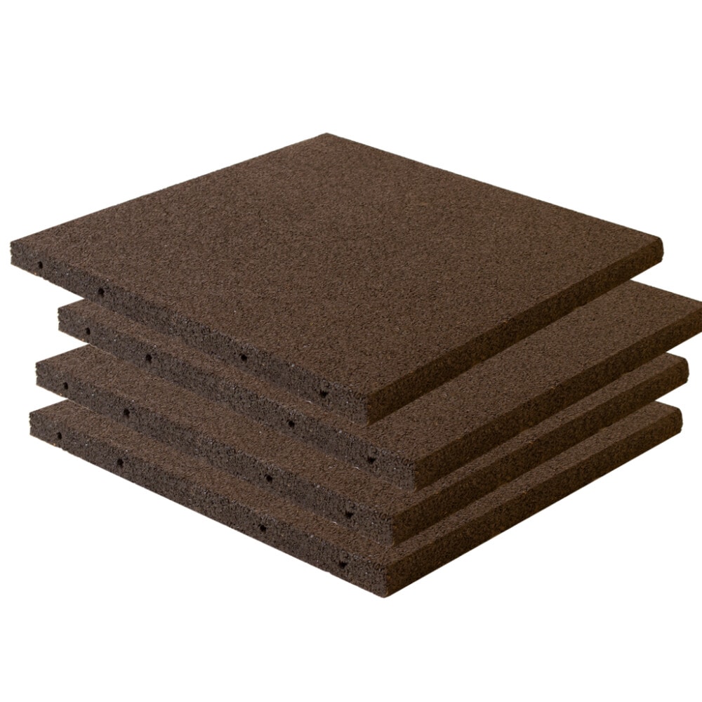 Nordic Play Active gummifliser i sort 50 x 50 x 3 cm 7,5 m2 30 stk. - Legemiljø, Udemiljø