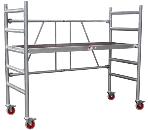 Jumbo foldestillads 178 x 74 cm. Arbejdshøjde 3,55178SKL