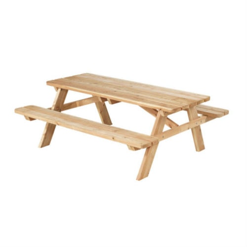 Plus bord/bænkesæt i ubehandlet europæisk lærk