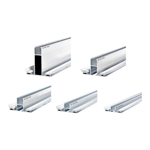 Rias midterprofil med gummilister til 32 mm termotag 6000 mm