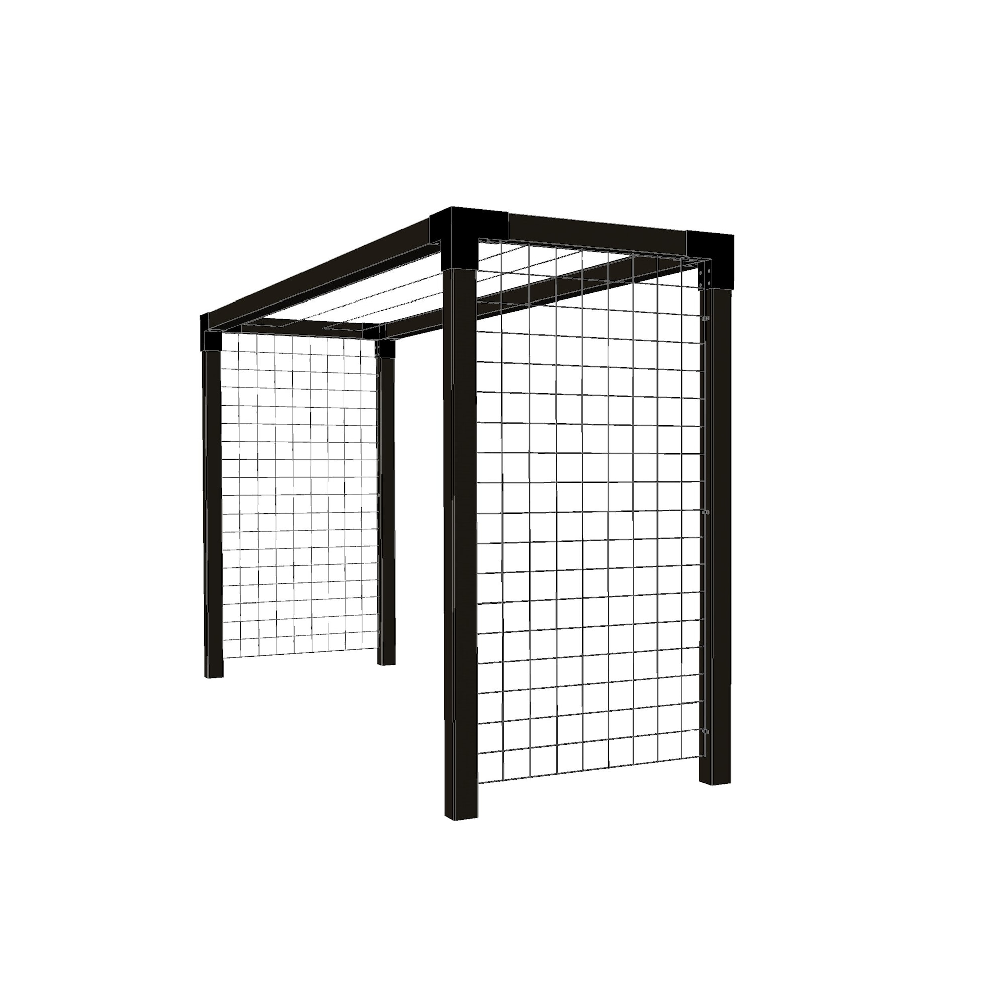 Plus Cubic tørrestativ i træ/stål B108 x H199 x L369 cm