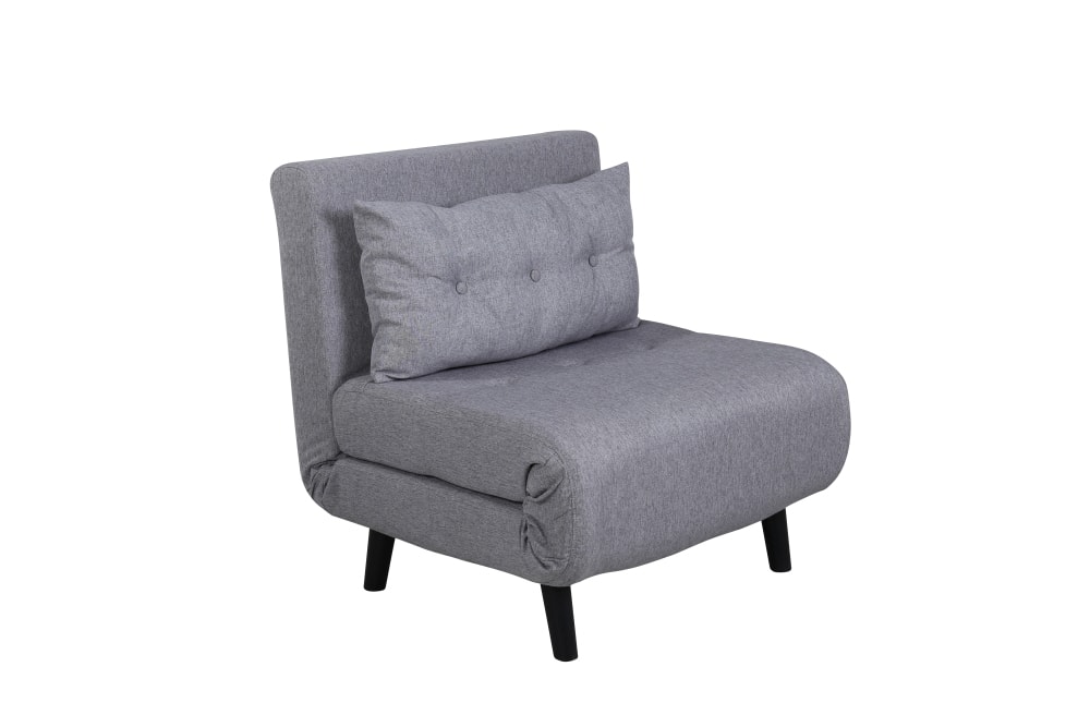 Venture Design Vicky sovesofa enkelt i sort/brun tekstil