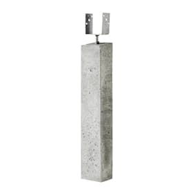 IBF Stolpebæring 12 x 15 x 80 cm beton med 4 gaffel