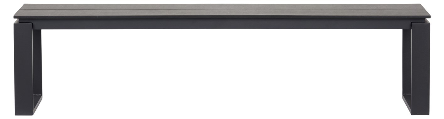 Outfit Martinus havebænk i sort 180 x 36 cm