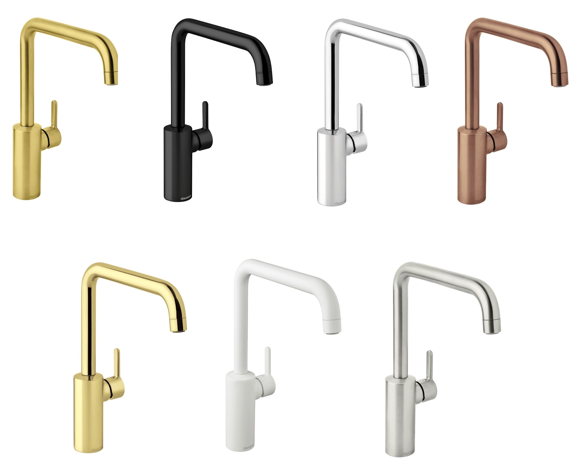 Damixa Silhouet køkkenarmatur i børstet kobber pvd