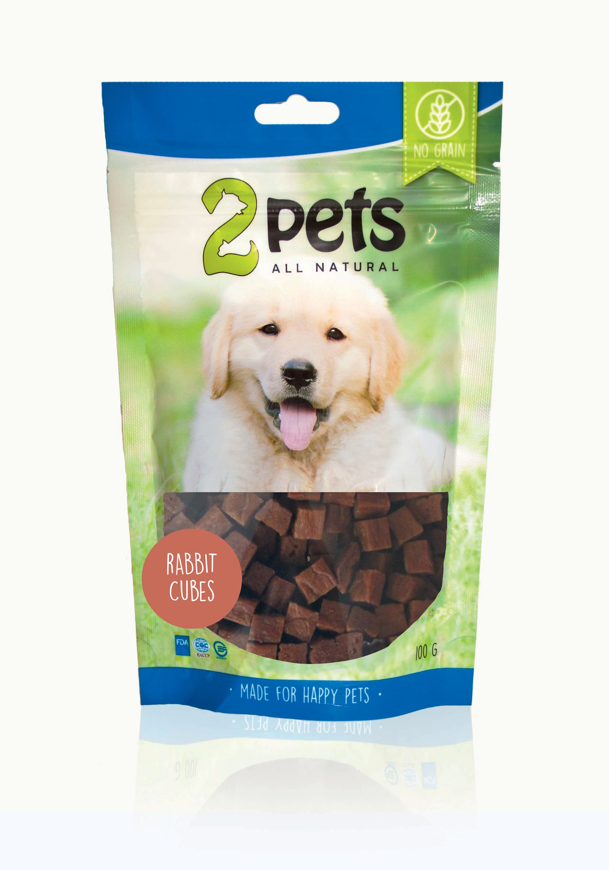 2pets Rabbit Cubes, 100 g