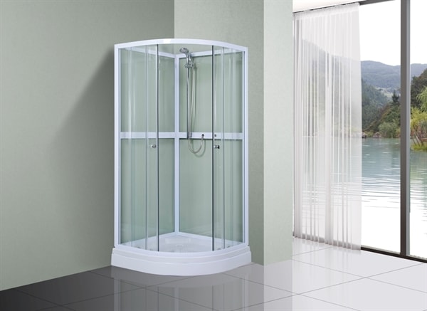 Bathlife Brusekabine Ideal Rund 900x900 mm