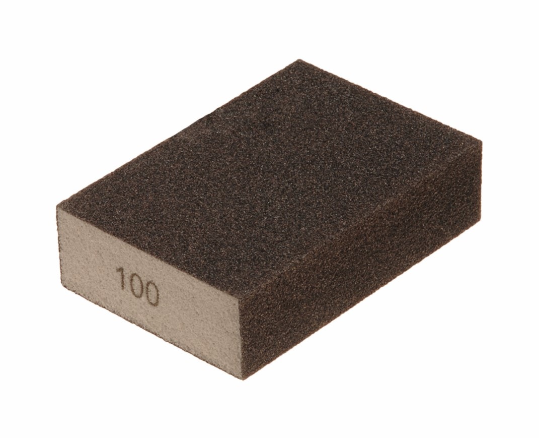 Slibesvamp 100 x 68 x 25 mm korn 220