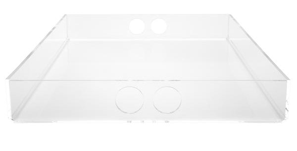 Neon Living Tray Big serveringsbakke i klar akryl