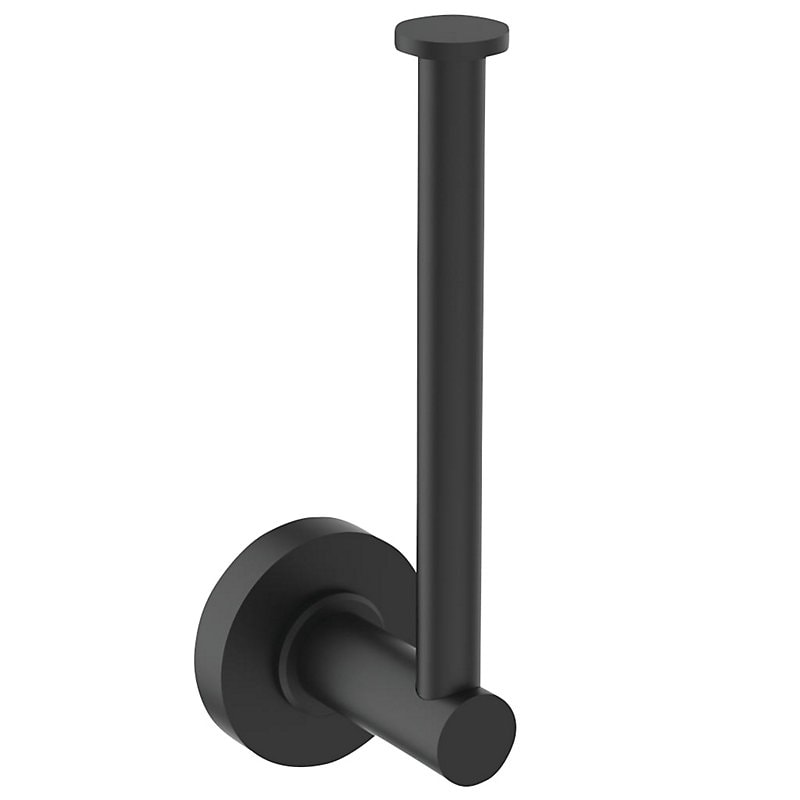 Ideal Standard IOM toiletrulleholder silk black, lodret