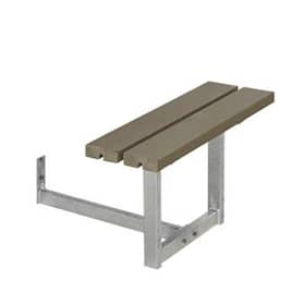 Plus Basic bord/bænkesæt påbygning grundmalet gråbrun