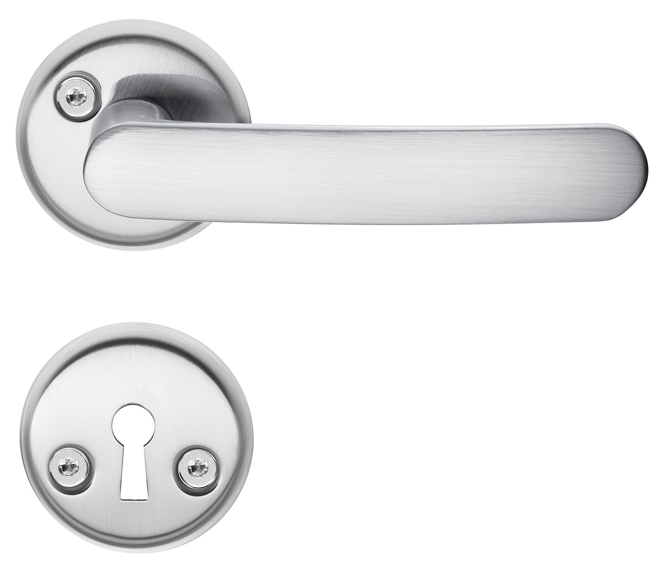 Beslagsboden B727 Basic indendørs dørgreb i sort