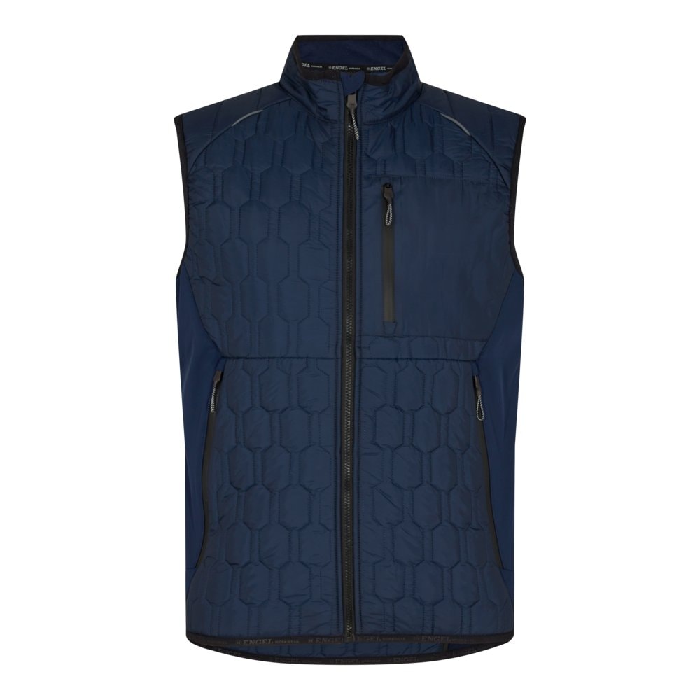 Engel X-treme quiltet vest blue ink