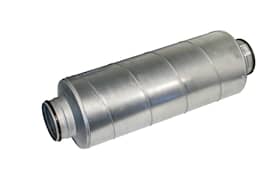Duka DSLU lyddæmper i metal Ø160 x 600 mm 50 mm ISO