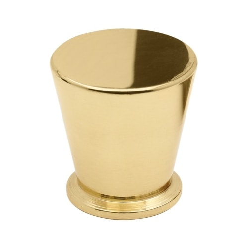 Beslag Design Torp knop poleret ubehandlet messing