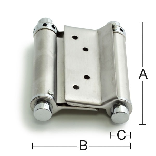 Habo Svingdørshængsel Nikkel 92 mm