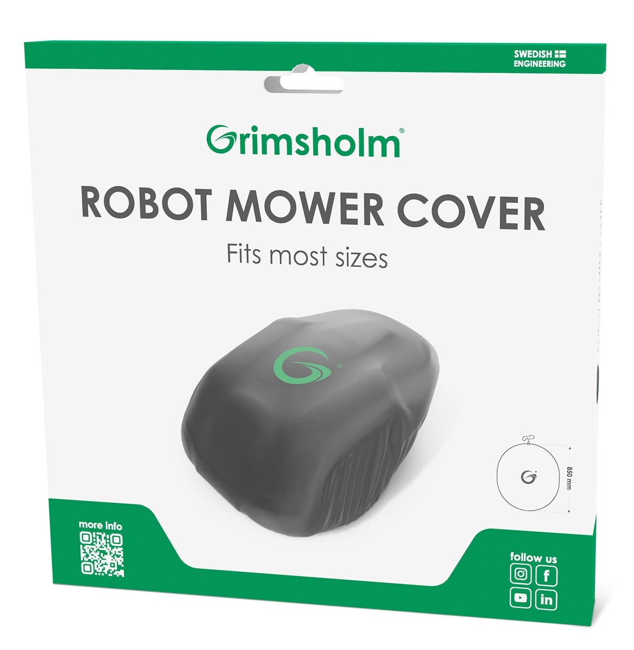 Grimsholm beskyttelsesovertræk til robotplæneklipper