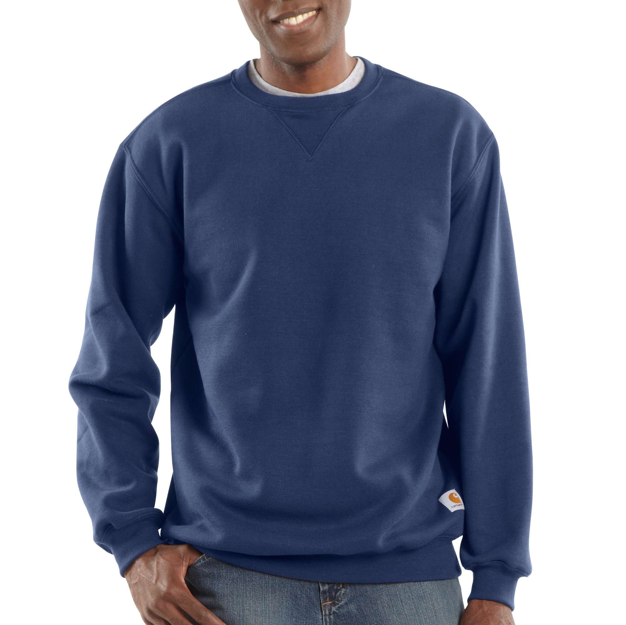 Carhartt Midweight Crewneck Sweatshirt Mens New Navy XXL