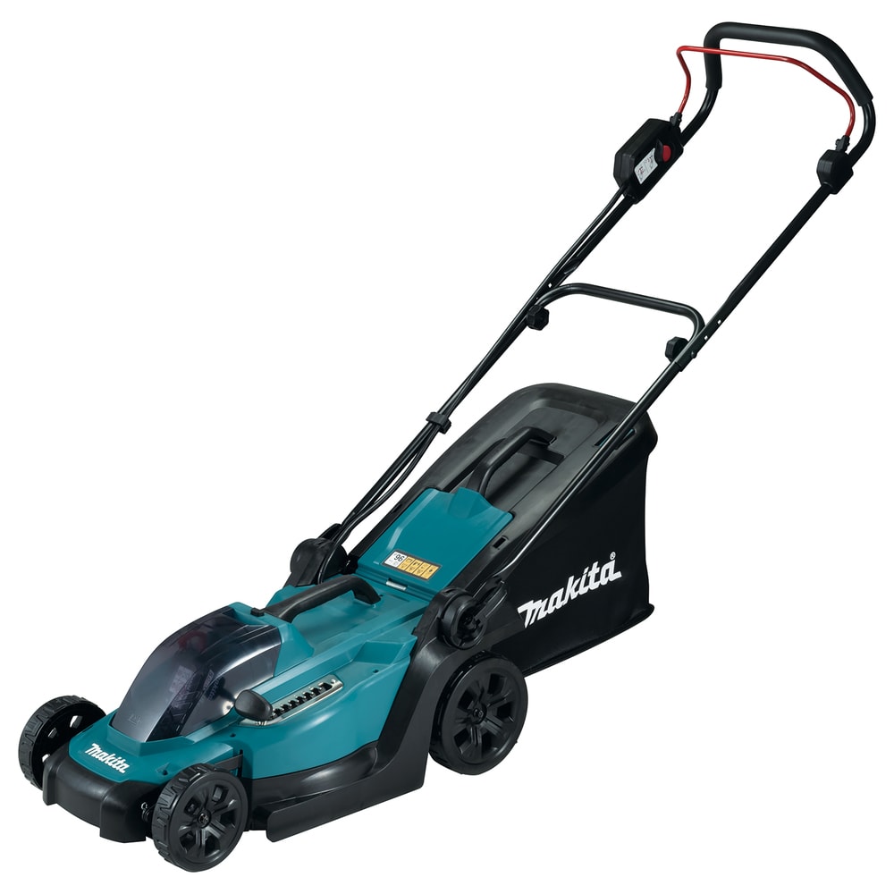 Makita DLM330Z plæneklipper med startpakke 3 Ah batteri og lader