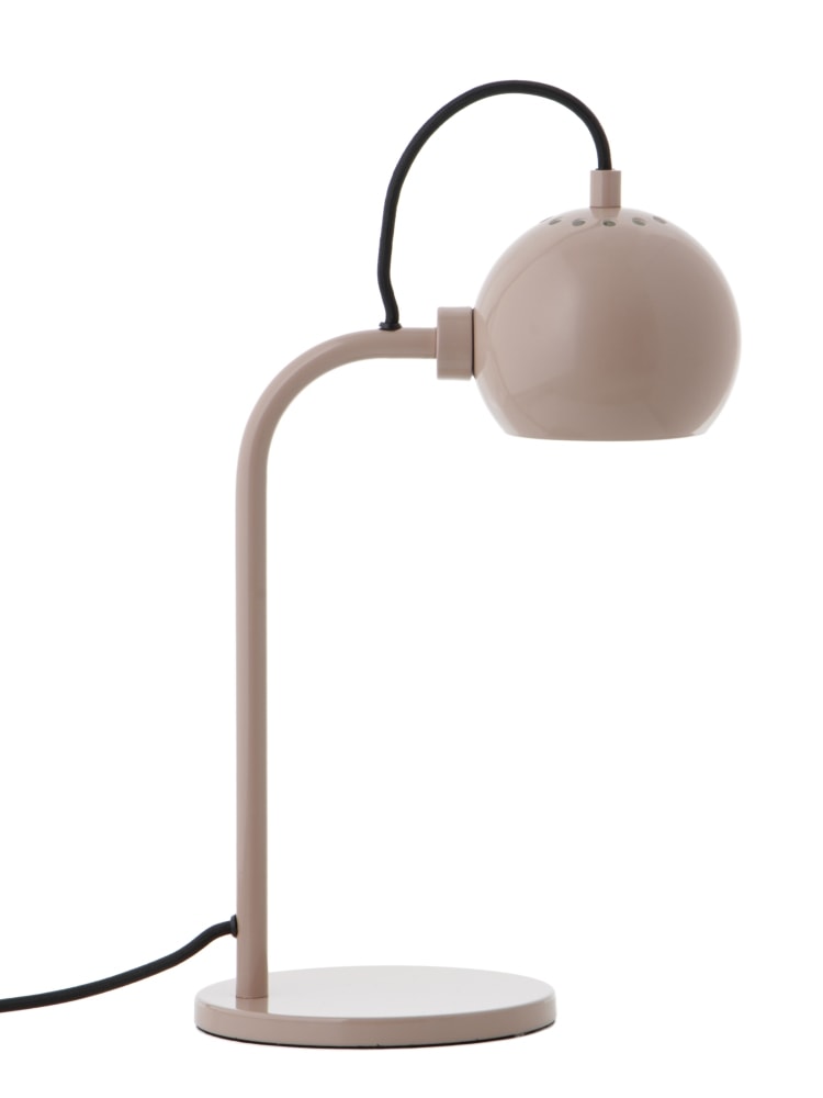 Frandsen Ball Single bordlampe glossy nude E14 Ø12 cm