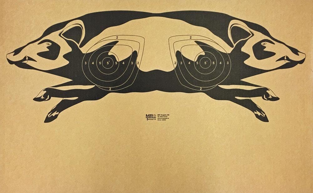 Måltavle Vildsvin til Moving Range 2022