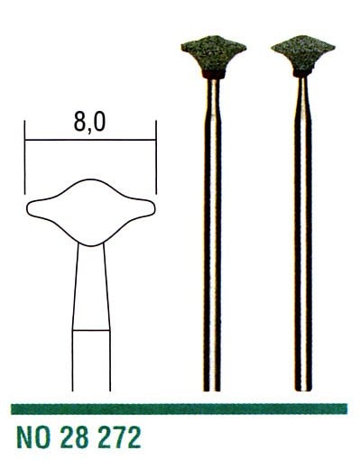 Proxxon slibestift linse silicum. 2 stk.Proxxon nr. 28272