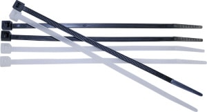 Amiga Kabelstrips Sort 540x7,5 mm 100-pak