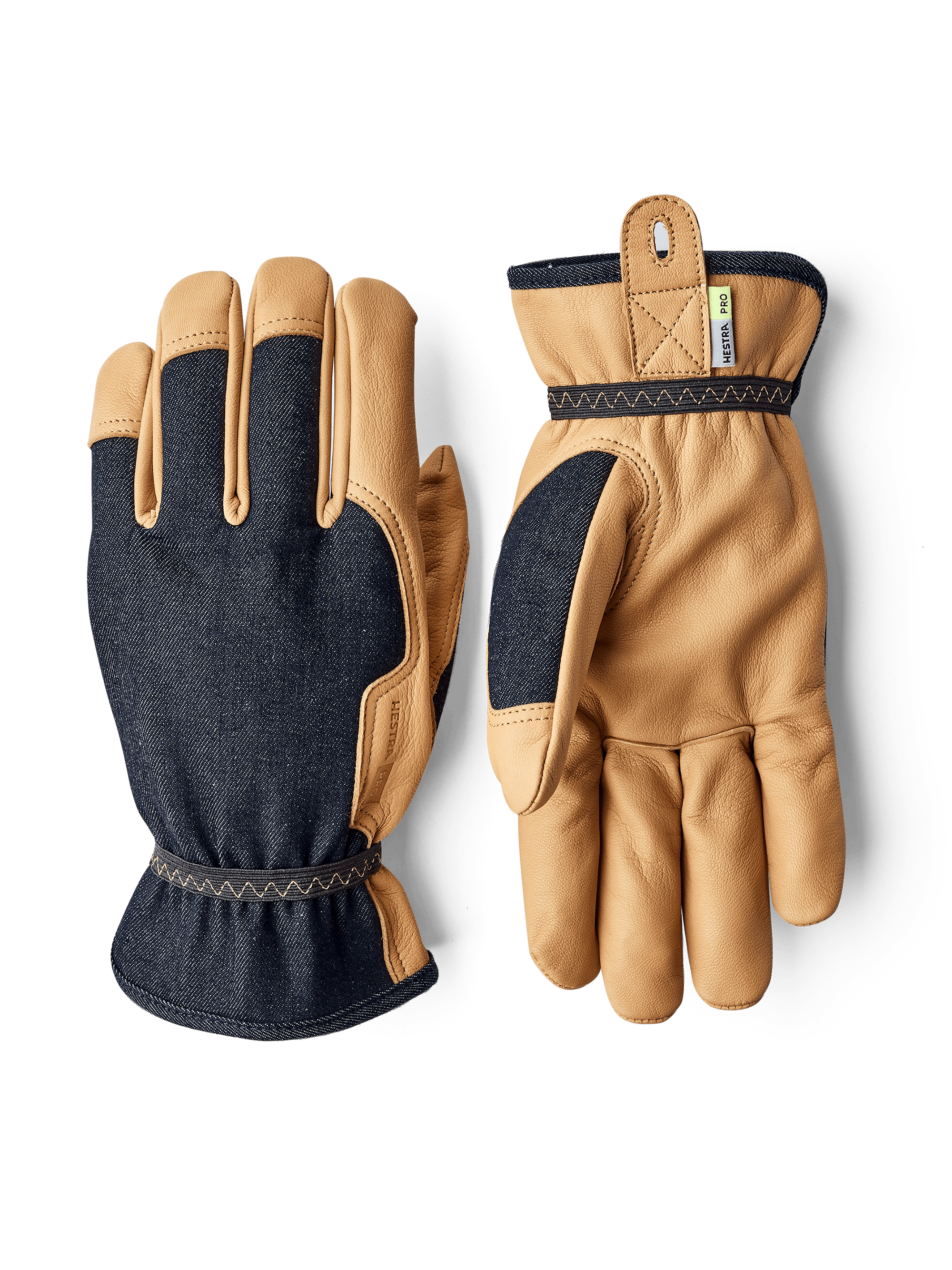 HestraJob Kobolt Denim Arbejdshandske str 8