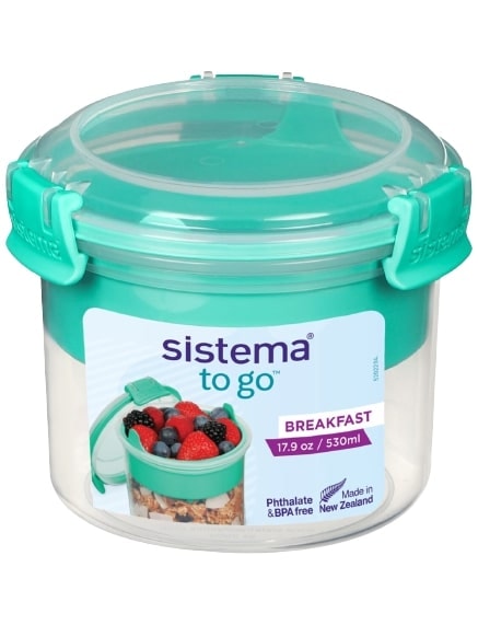 Sistema To Go Breakfast madkasse lilla 530 ml