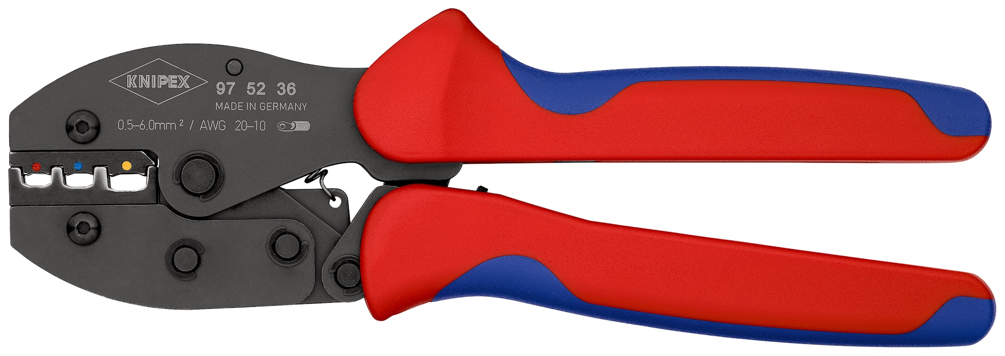 Knipex PreciForce crimptang, bruneret 220 mm
