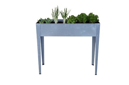Gardenlife blomsterkasse salvia i varmgalvaniseretmetal 36 x 90 x 80 cm