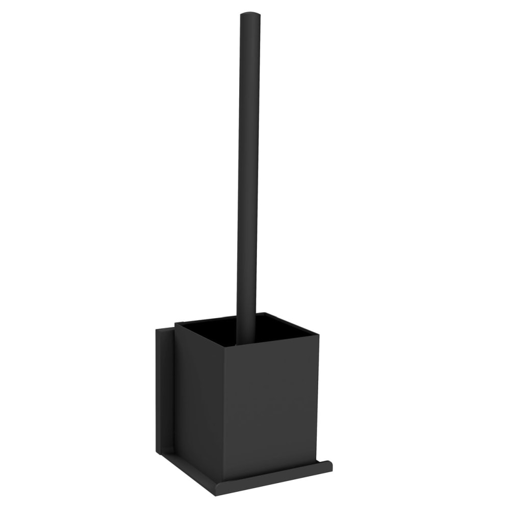 Allibert Loft Game væghængt toiletbørste i matsort med holder