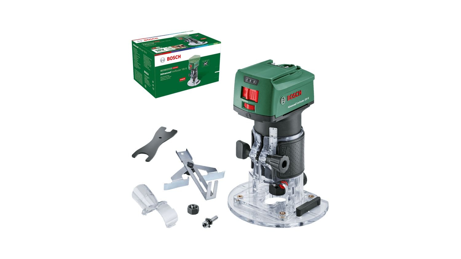 Bosch DIY Akkukantfræser 18V-8 Solo