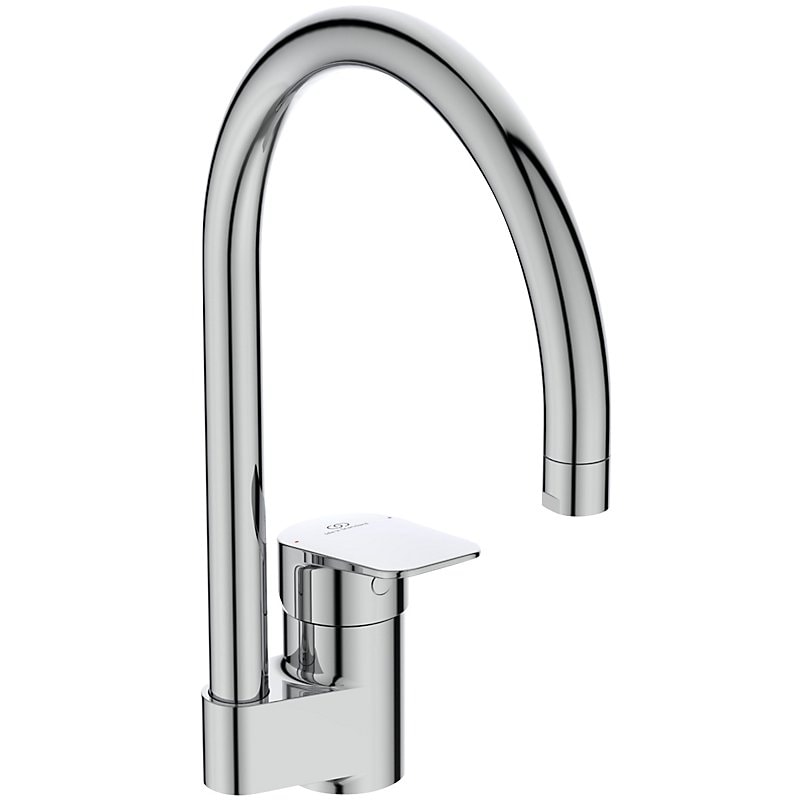 Ideal Standard Ceraplan køkkenarmatur krom med C-tud, greb top