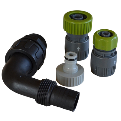 ALKO vinkelstuds 1" med fitting til trykpumpe