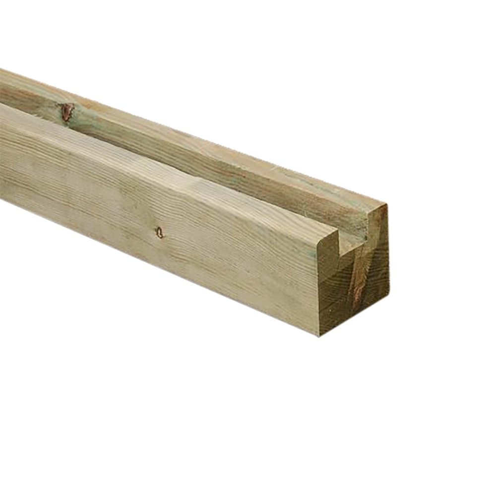 Hortus H-stolpe til profilhegn, ende 90 x 90 x 2700 mm