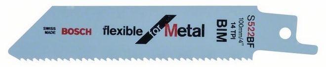Bosch Bajonetsavklinge S 522 BF Flexible for Metal