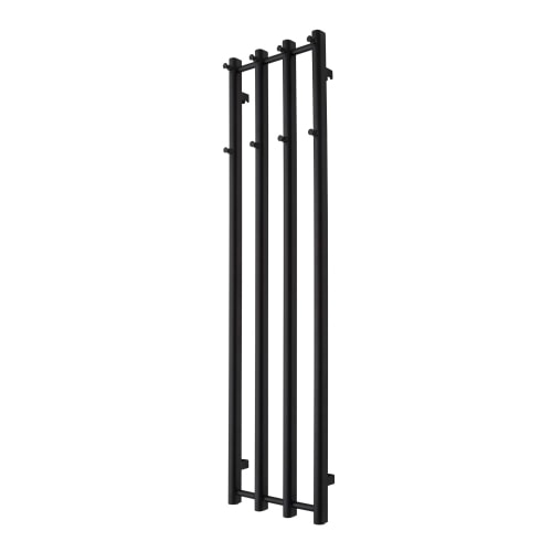 TVS Vino 4 håndklædetørrer i sort 1400 x 350 mm