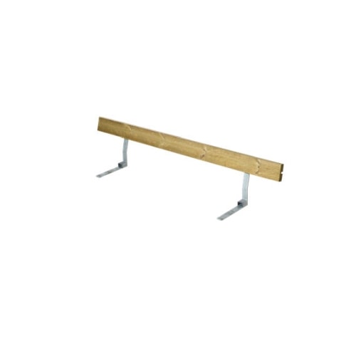 Plus ryglæn i trykimgrægneret til Basic bord/bænkesæt 177 cm