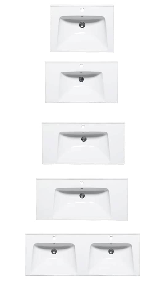 Westerbergs Hav håndvask i hvid porcelæn 600 mm